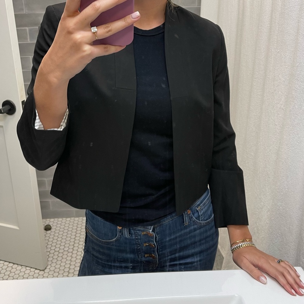 Ann Taylor cropped blazer